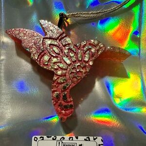Glittery Hummingbird Car Freshener
